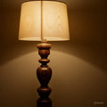 luxurious wooden lamp